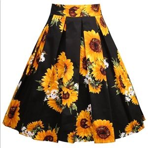 Sunflower skirt